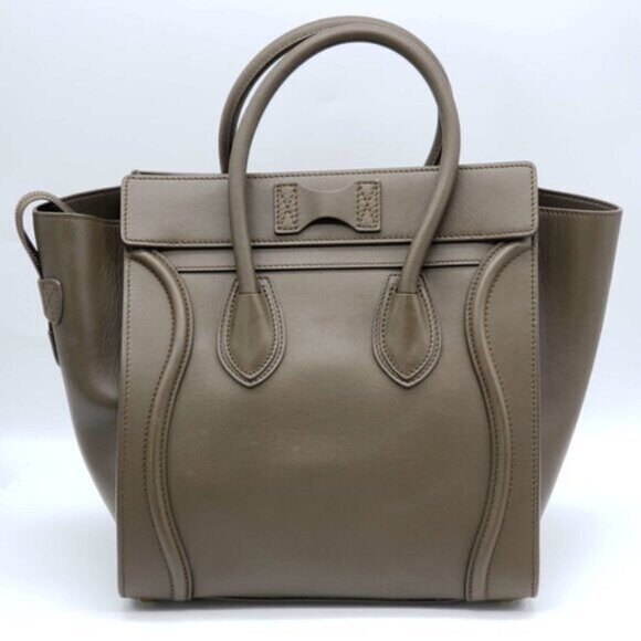 CELINE Micro Luggage Calfskin Hand Bag 733-892022 - Picture 3 of 15